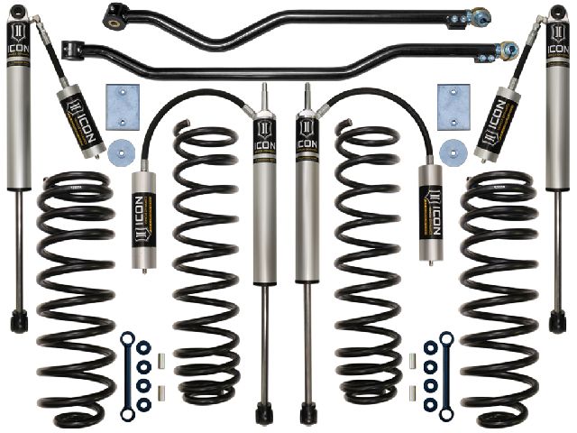 2007-2017 Jeep Wrangler Suspension Lift Kit - Front and Rear (ICON Vehicle Dynamics)