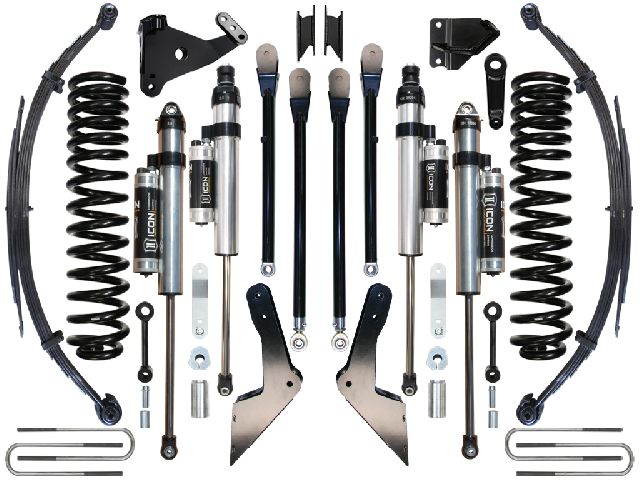 2008-2010 Ford F-350 Super Duty Suspension Lift Kit - Front and Rear (ICON Vehicle Dynamics)