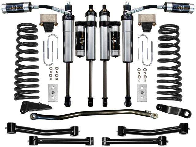 2011-2012 Ram 3500 Suspension Lift Kit - Front and Rear (ICON Vehicle Dynamics)