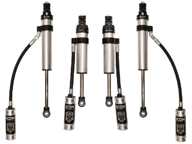 1998-2007 Toyota Land Cruiser Shock Absorber Kit - Front and Rear (ICON Vehicle Dynamics)