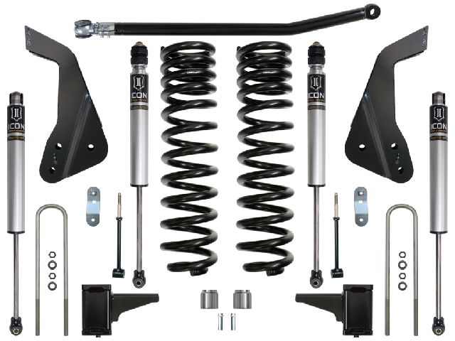 2005-2007 Ford F-350 Super Duty Suspension Lift Kit - Front and Rear (ICON Vehicle Dynamics)