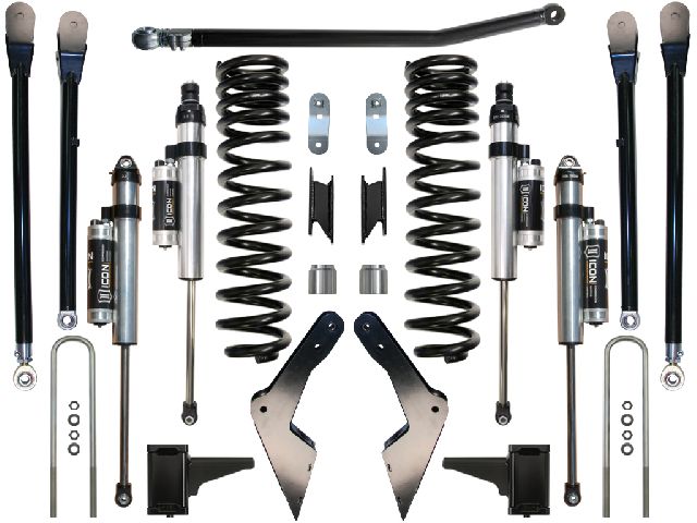 2008-2010 Ford F-350 Super Duty Suspension Lift Kit - Front and Rear (ICON Vehicle Dynamics)
