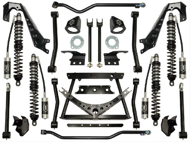 2007-2017 Jeep Wrangler Suspension Lift Kit - Front and Rear (ICON Vehicle Dynamics)