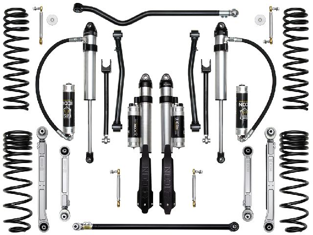 2020-2022 Jeep Gladiator Suspension Lift Kit - Front and Rear (ICON Vehicle Dynamics)