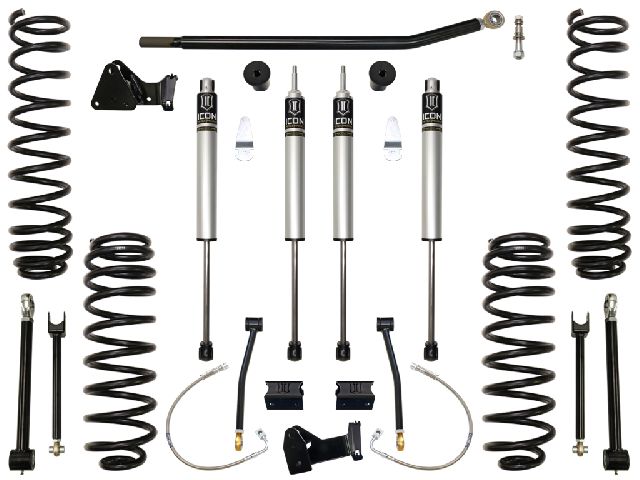 2007-2017 Jeep Wrangler Suspension Lift Kit - Front and Rear (ICON Vehicle Dynamics)