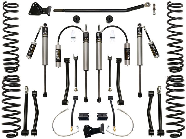 2007-2017 Jeep Wrangler Suspension Lift Kit - Front and Rear (ICON Vehicle Dynamics)