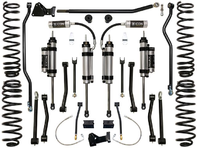 2007-2017 Jeep Wrangler Suspension Lift Kit - Front and Rear (ICON Vehicle Dynamics)