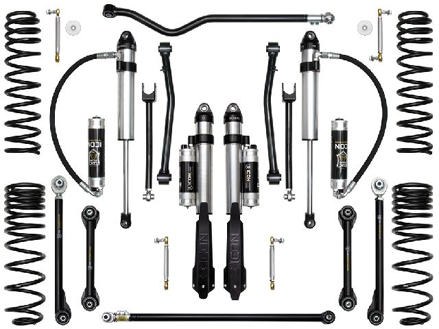 2020-2022 Jeep Gladiator Suspension Lift Kit - Front and Rear (ICON Vehicle Dynamics)
