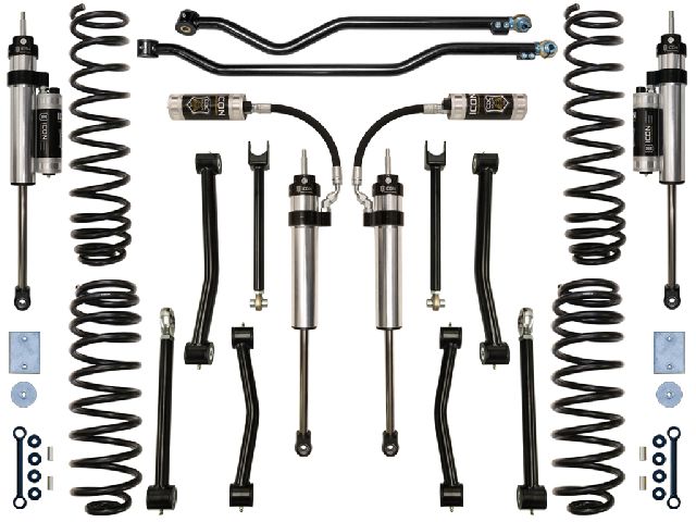 2007-2017 Jeep Wrangler Suspension Lift Kit - Front and Rear (ICON Vehicle Dynamics)