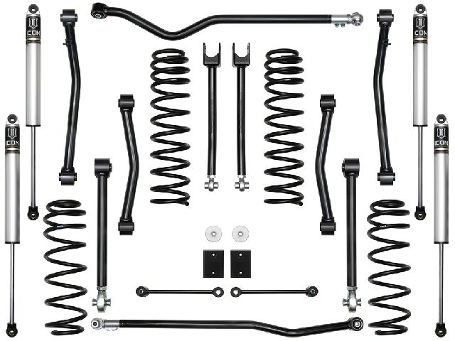 2018-2022 Jeep Wrangler Suspension Lift Kit -  or Front and Rear (ICON Vehicle Dynamics)