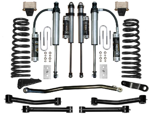 2011-2012 Ram 3500 Suspension Lift Kit - Front and Rear (ICON Vehicle Dynamics)