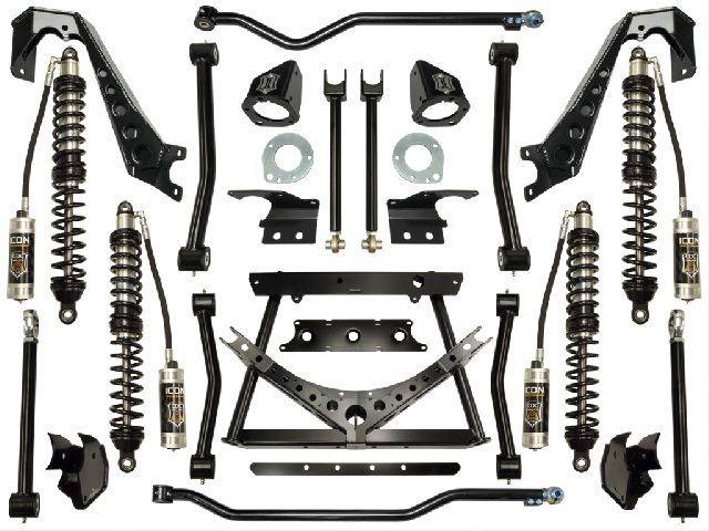 2007-2017 Jeep Wrangler Suspension Lift Kit - Front and Rear (ICON Vehicle Dynamics)