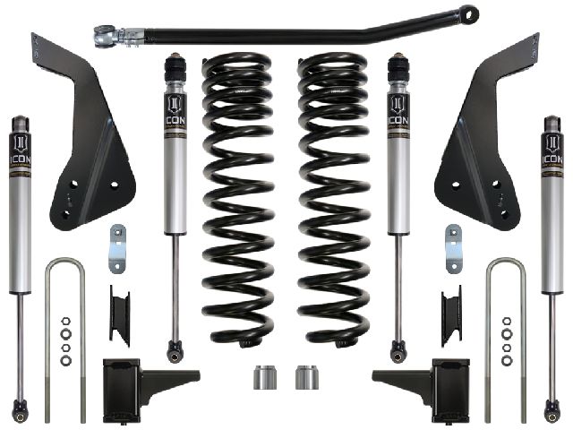 2008-2010 Ford F-350 Super Duty Suspension Lift Kit - Front and Rear (ICON Vehicle Dynamics)