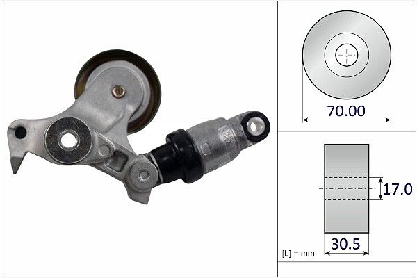 2016-2023 Honda Civic Accessory Drive Belt Tensioner Assembly (INA)