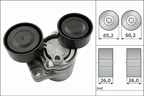 2014-2016 BMW 535d Accessory Drive Belt Tensioner Assembly (INA)