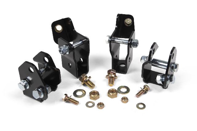 2018-2024 Jeep Wrangler Suspension Shock Absorber Relocation Bracket Kit (JKS Manufacturing)