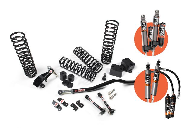2007-2017 Jeep Wrangler Suspension Lift Kit - Front and Rear (JKS Manufacturing)