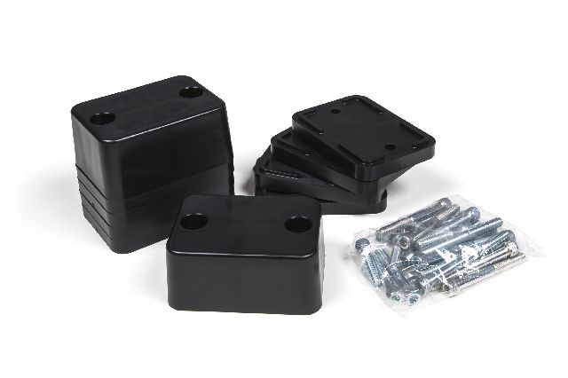 2018-2024 Jeep Wrangler Suspension Multi-Purpose Bumper Stop Kit - Rear (JKS Manufacturing)