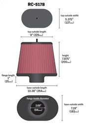 2003-2005 Ford Excursion Air Cleaner Assembly (K&N)
