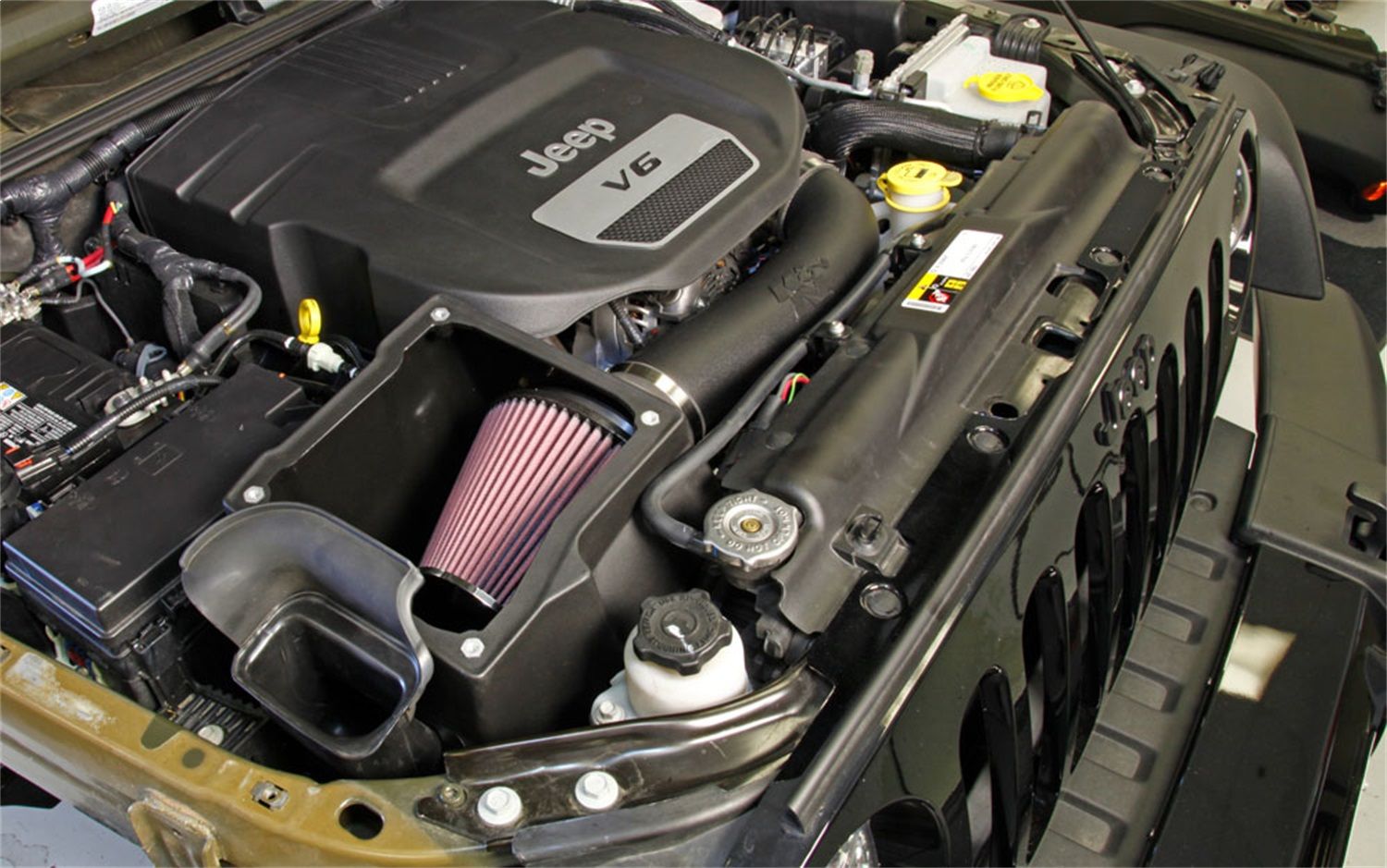 2018, 2017, 2016, 2015, 2014, 2013, 2012 Jeep Wrangler Air Intake Kit