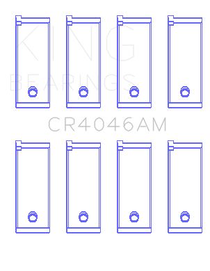 2002 Kia Rio Engine Connecting Rod Bearing Set (King Engine Bearings)
