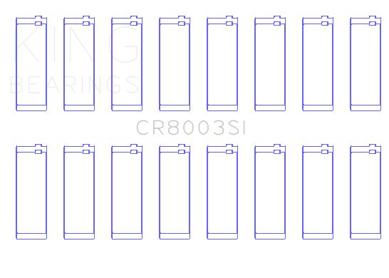 1993-2002 Cadillac Eldorado Engine Connecting Rod Bearing Set (King Engine Bearings)