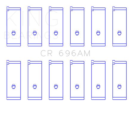 1981-1992 Toyota Cressida Engine Connecting Rod Bearing Set (King Engine Bearings)