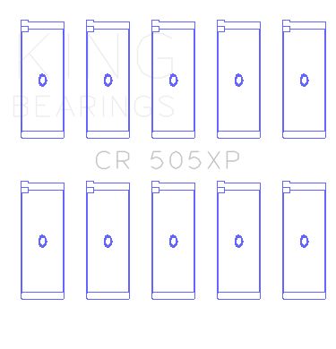 1985-1988 Audi 5000 Engine Connecting Rod Bearing Set (King Engine Bearings)