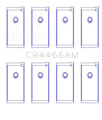 1984-1987 Dodge Caravan Engine Connecting Rod Bearing Set (King Engine Bearings)