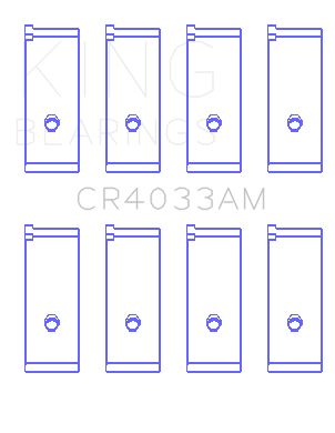 1995-1997 Honda Odyssey Engine Connecting Rod Bearing Set (King Engine Bearings)