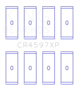 2002-2009 Audi A4 Engine Connecting Rod Bearing Set (King Engine Bearings)