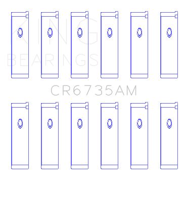 2003-2006 Kia Sorento Engine Connecting Rod Bearing Set (King Engine Bearings)