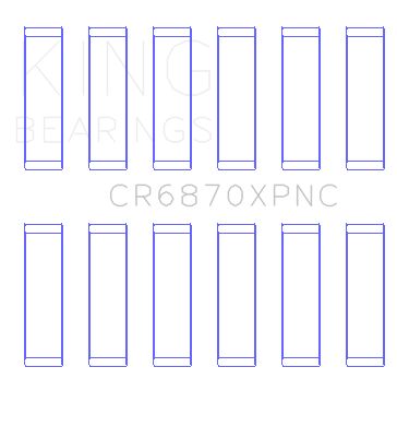 2009-2021 Nissan GT-R Engine Connecting Rod Bearing Set (King Engine Bearings)