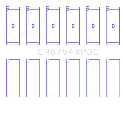 2001-2005 Lexus IS300 Engine Connecting Rod Bearing Set (King Engine Bearings)
