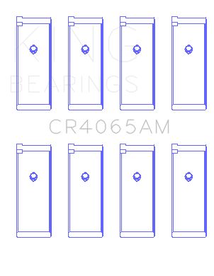 1990-1994 Nissan D21 Engine Connecting Rod Bearing Set (King Engine Bearings)