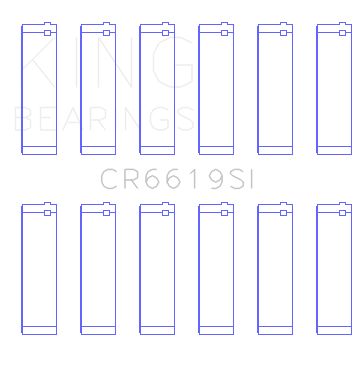 1982-1994 Lincoln Continental Engine Connecting Rod Bearing Set (King Engine Bearings)