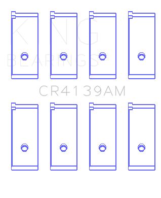 1984-1987 Honda Wagovan Engine Connecting Rod Bearing Set (King Engine Bearings)