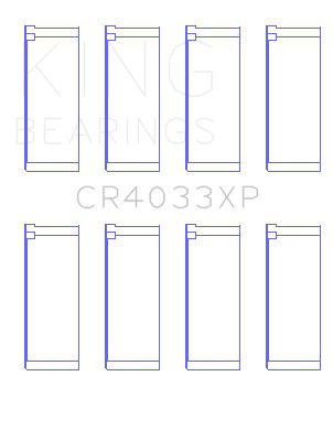 2009, 2008, 2007, 2006, 2005, 2004, 2003, 2002, 2001, 2000 Honda S2000 Engine Connecting Rod Bearing Set