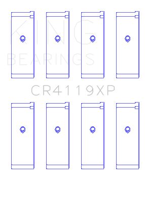 1994, 1993, 1992 Dodge Colt Engine Connecting Rod Bearing Set