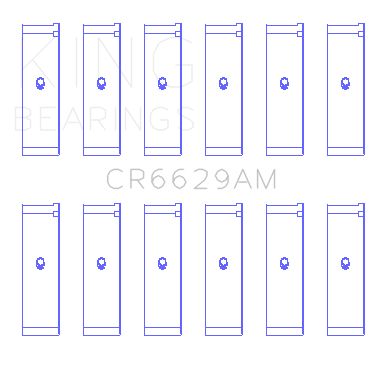 1994, 1993, 1992 Dodge Shadow Engine Connecting Rod Bearing Set