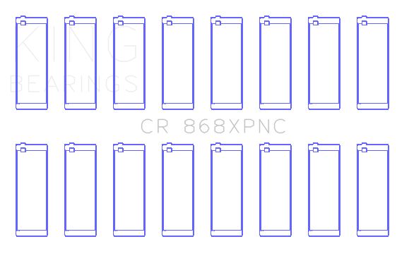 2010, 2009, 2008, 2007, 2006, 2005, 2004, 2003, 2002 Ford Explorer Engine Connecting Rod Bearing Set