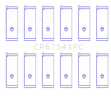2005, 2004, 2003, 2002, 2001 Lexus IS300 Engine Connecting Rod Bearing Set