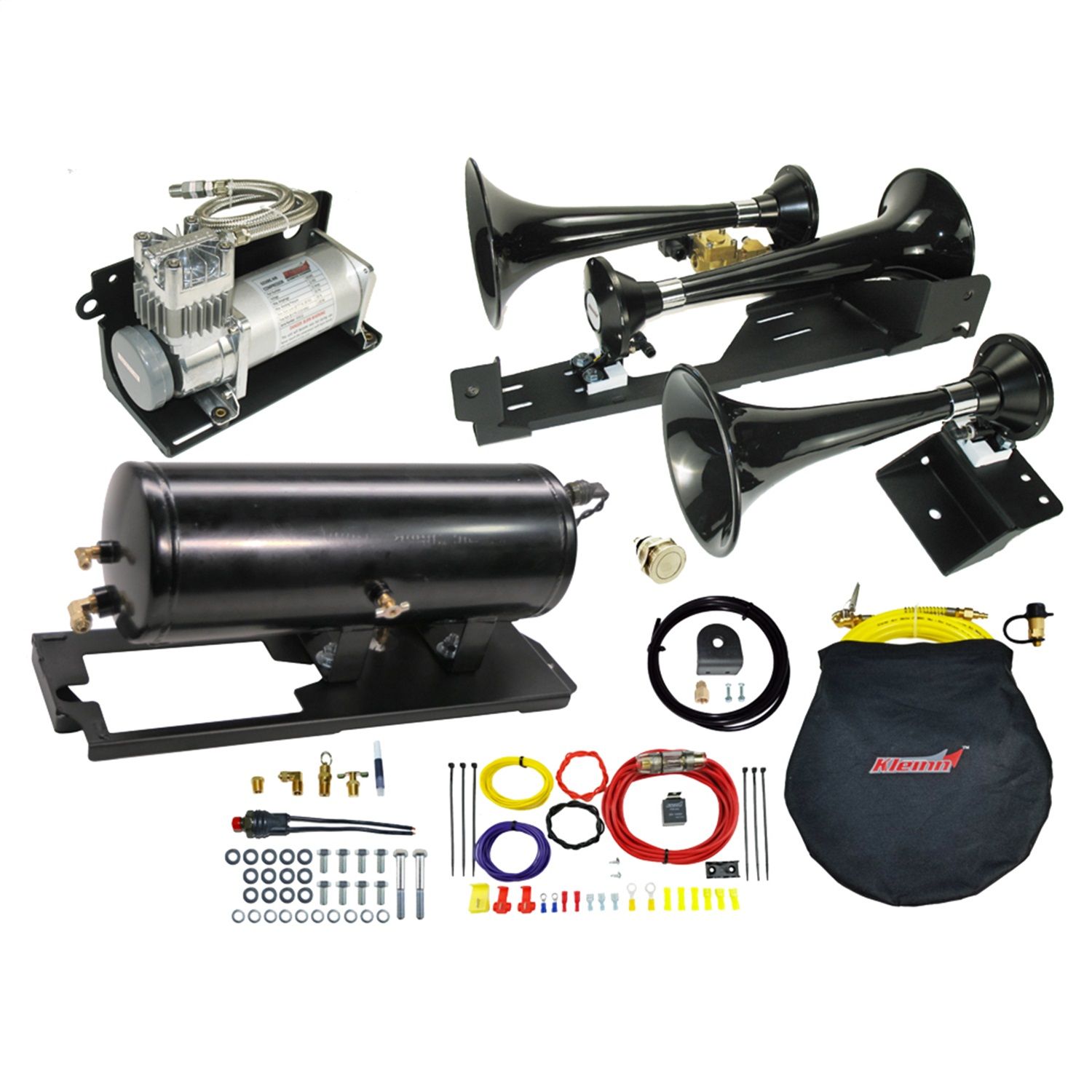 2024, 2023, 2022, 2021, 2020, 2019, 2018, 2017, 2016, 2015, 2014, 2013 Ram 3500 Air Horn Kit