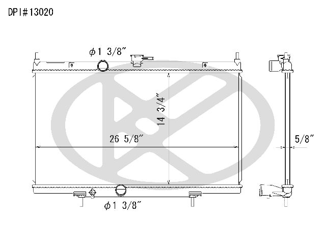2007-2011 Nissan Sentra Radiator (Koyorad)