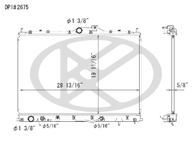 2004-2010 Mitsubishi Endeavor Radiator (Koyorad)