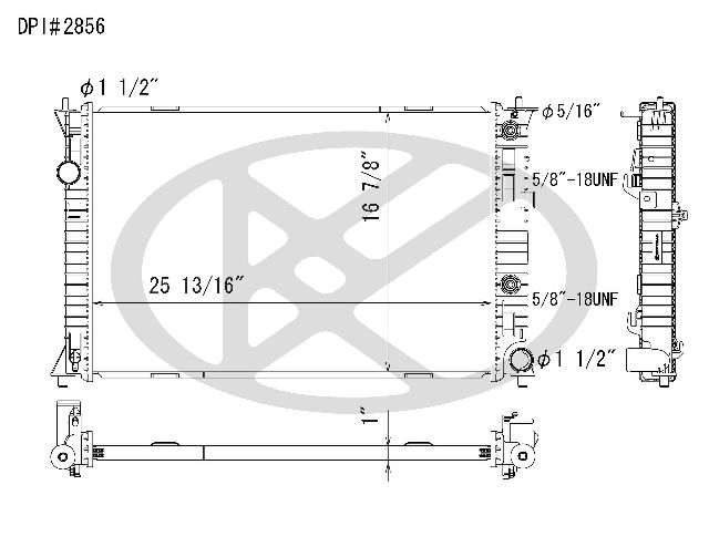 2006-2011 Ford Fusion Radiator (Koyorad)