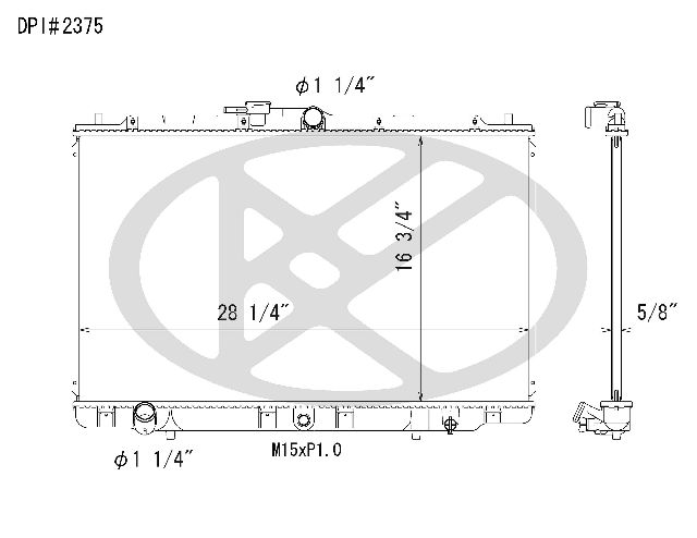 2001-2003 Acura CL Radiator (Koyorad)