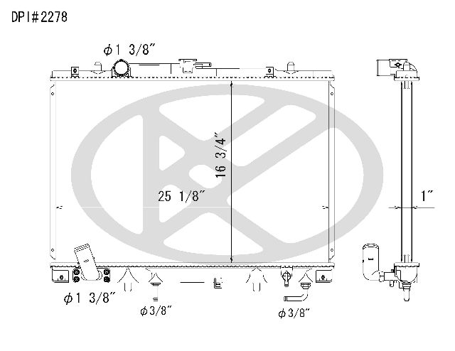 1997-2003 Mitsubishi Montero Sport Radiator (Koyorad)