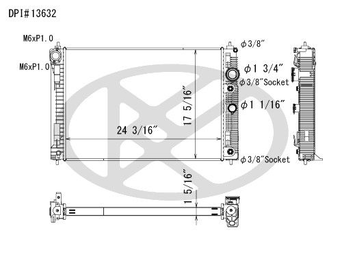 2017-2018 INFINITI Q60 Radiator (Koyorad)