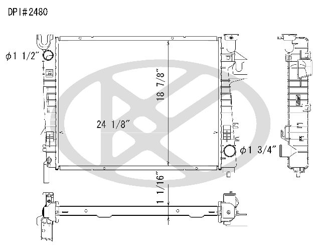 2002-2008 Dodge Ram 1500 Radiator (Koyorad)